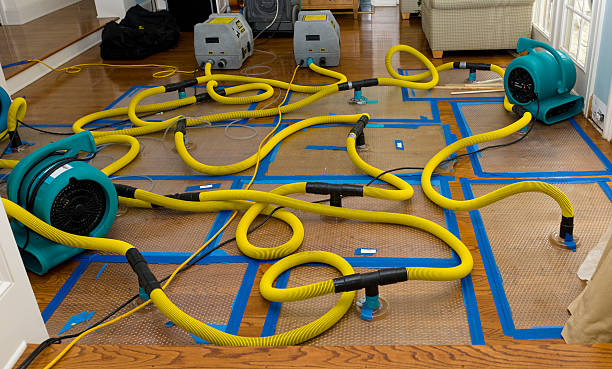 Professional Burst Pipe Water Damage technician working in North Smithfield, RI